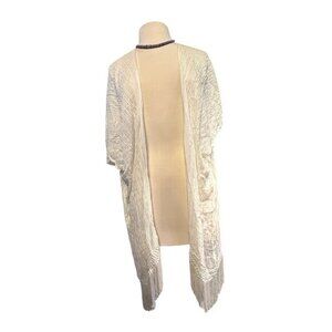 Vintage Inspired Womens Fringe Kimono Cardigan By Nordstrom Rack
